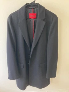 38R Hugo Mens Coat Wool Made in Turkey PLEASE KNOW YOUR SIZING BEFORE PURCHASE - Picture 1 of 18
