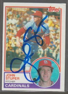 Autogramm 1983 Topps John Stuper - Cardinals - Bild 1 von 1