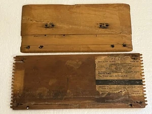 Vintage Philco Radio Model No. 42-PT87 Wooden Back Panel & Antenna Base Parts - Picture 1 of 13