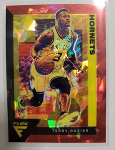 2020-21 Panini Flux Terry Rozier Hornets Red Cracked Ice Prizm Parallel