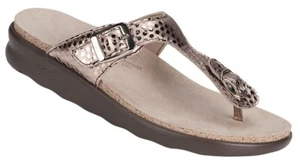 Zapatos para mujer SAS Sanibel Sandalia Oro 10.5 medianos nuevos en caja chanclas - Imagen 1 de 3