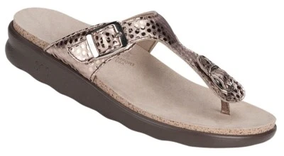 SAS Women's Shoes Sanibel Sandal Oro 10.5 Medium Brand New In Box Flip Flop - Image 1 of 3