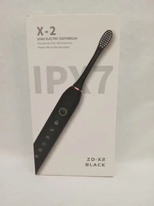 Sonic Electric Toothbrush 42000vpm 6 Modes 4 Brush Heads Included - Black - Picture 1 of 3