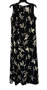 Dressbarn Damenkleid 10 ärmellos Etui Midi Freizeit Maxi Reißverschluss creme U-Ausschnitt - Bild 1 von 7