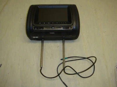 BLACK HEADREST DVD PLAYER 7" SCREEN - LOOK!! - Image 1 of 4