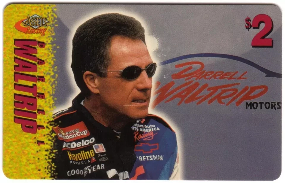 $2. Darrell Waltrip: AC Delco (Card #11 of 25) Assets Racing 1996 Phone Card - Image 1 of 1