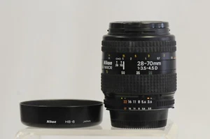 Nikon AF 28-70m F3.5-4.5D Lens w/Caps & Hood - Picture 1 of 6