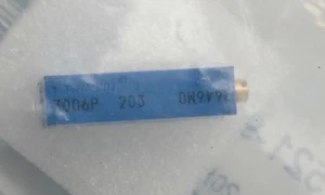 Bourns 3006P-1-203LF RS 521-9091 16-Turn Trimmer 20kΩ - Foto 1 di 2