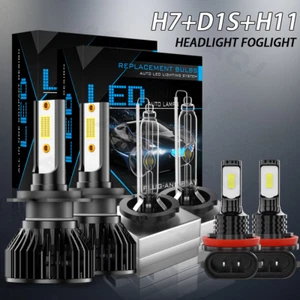 For BMW 750I 2009 2012-2015 LED Headlight Fog Light Bulbs 6X Combo Kit - Picture 1 of 20