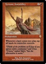 MTG MAGIC THE GATHERING - TECTONIC INSTABILITY - INVASION  NEAR MINT!