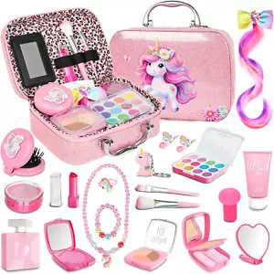 Pretend Makeup for Toddlers, Kids Pretend Play Makeup Set for Little Girls, Fake - Picture 1 of 7