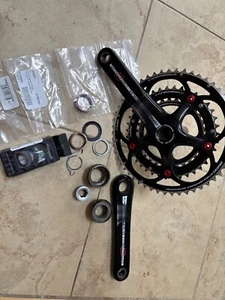 Campagnolo Centaur Triple Crankset PowerTorque, includes BB cups, new bearings - Picture 1 of 5