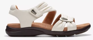 Clarks Kitly Ave White Strappy Sandal Women's sizes US 5-11 NEW!!! - Picture 1 of 2