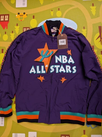 1995 NBA All Star Game Mitchell & Ness warm up jacket size 40 medium. BNWT Cover