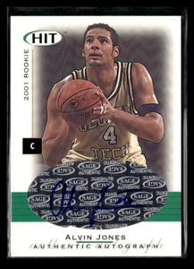 2001 SAGE HIT #A35 Alvin Jones Autographs - Picture 1 of 2