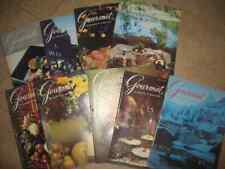 Lot of Vintage 1970 Gourmet magazines.....9 issues; Jan,Feb.July are missing;