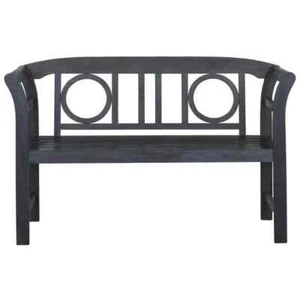 Moorpark 49.2 in. 2-Person Ash Gray Acacia Wood Outdoor Bench - Picture 1 of 6
