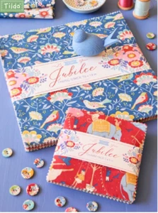 Tilda~ Jubilee Fabric Stack ~40 Pieces~ 10" x 10" - Picture 1 of 7