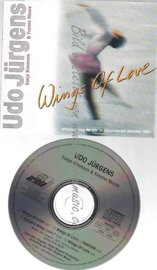 CD--UDO JÜRGENS, SONJA KIMMONS, ET AL.--WINGS OF LOVE [MAXI-CD] - Bild 1 von 1