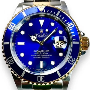 Rolex Submariner 16613 Blue - Picture 1 of 11