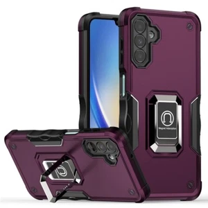 Military Grade Shockproof Hybrid Armor Case with Ring Grip for Samsung Galaxy - Picture 1 of 4