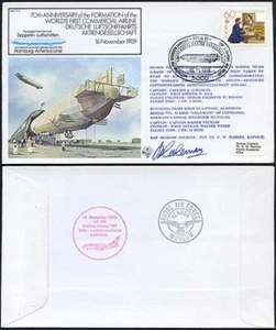 FF8ba Worlds 1st Commercial Airline Captain A Coleman Signed (A) - Picture 1 of 1