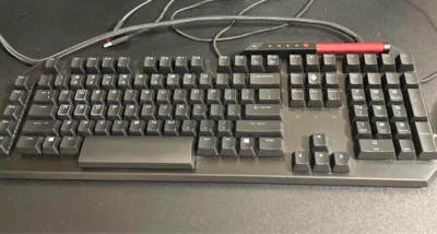 HP gaming keyboard wired blue axis OMEN Sequencer Keyboard English 2VN99AA#UUF - Image 1 of 4