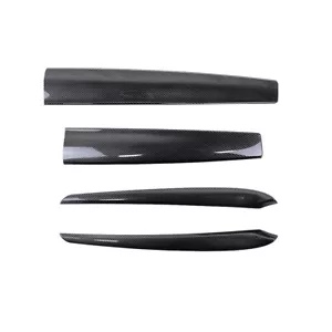 4PCS Dashboard Cover Wrap & Front Door Inner Armrest Panel Trim For Tesla 3/Y - Bild 1 von 8