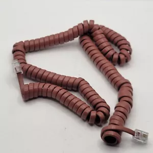 AT&T Phone Handset Cord Coil 12 Ft H4DU-146 Dark Teaberry 105356968 - Picture 1 of 4