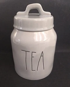 Rae Dunn Artisan Collection Magenta Farmhouse TEA CANISTER - Picture 1 of 13