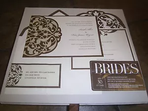 BRAUT DELUXE, HOCHZEITSEINLADUNGSSET, 30 STÜCK, NEU, VERSIEGELT, 5 VERFÜGBAR - Bild 1 von 5