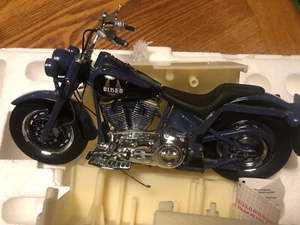 Franklin Mint Harley-Davidson Blues Missile motorcycle 1:10 diecast B11XE71 box - Picture 1 of 11