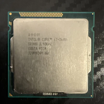 CPU INTEL Core i7-2600 (caché de 8 M, hasta 3,40 GHz) cuatro núcleos LGA1155 - SR00B Foto 1 de 2