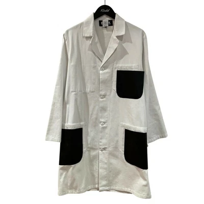 Abrigo de algodón BLACK COMME des GARCONS 22SS 1I-C004 blanco talla: S Foto 1 de 4