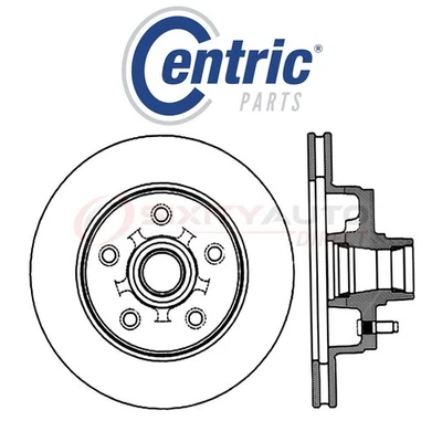 Centric C-TEK Disc Brake Rotor for 1981-1986 Chevrolet C10 4.1L 4.3L 4.8L rz - Imagem 1 de 4