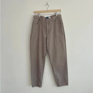 Liz Claiborne – Vintage Gray High Rise Tapered Leg Mom Jeans Size 14 - Picture 1 of 8