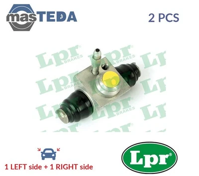 4371 DRUM WHEEL BRAKE CYLINDER PAIR REAR LPR 2PCS FOR VW PASSAT,POLO,GOLF III - Image 1 of 4