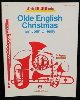 Olde English Christmas Sheet Music Score Book O'Reilly Alfred Contempo - Image 1 of 4