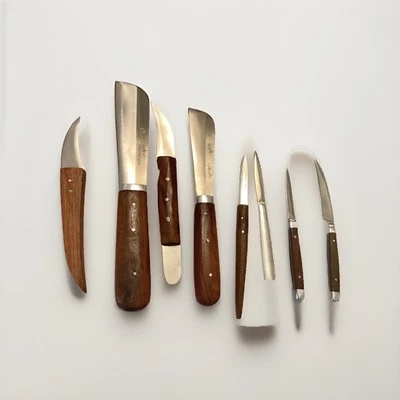 Juego de cuchillos de cocina Kiwi de acero inoxidable Tailandia envío gratuito nuevo caja abierta Foto 1 de 4