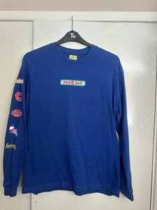 The Simpsons Kwik E Mart Long Sleeve T-Shirt Blue, Size Medium - Picture 1 of 2