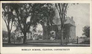 Morgan School, Clinton,CT Middlesex County Connecticut Non-Postcard Back - Picture 1 of 2