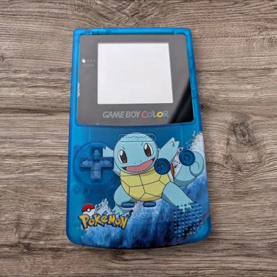 Nintendo Game Boy Color GBC Pokemon Squirtle Uv Printed Shell - Image 1 of 2