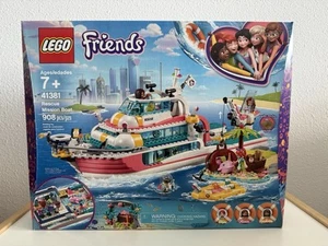 LEGO Rescue Mission Boat LEGO Friends 41381 Building Kit 908pcs Retired Set - Picture 1 of 10