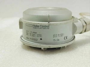 TRANSMISOR DIFERENCIAL PRESIÓN VIENTO HUBA CONTROL 604.9100002 0.5...5 MBAR - Imagen 1 de 8