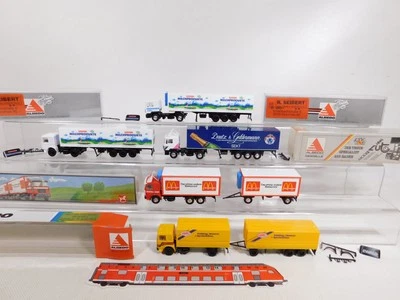 Albedo H0 1:87 5X LKW MAN Deutz Vogeley's McDonald's Latte Mint Box #DP314-1 - Immagine 1 di 4