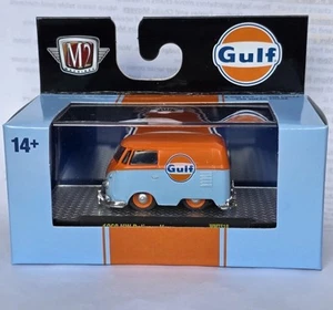 NEW 2025 M2 Machines GULF RACING 1960 VW Delivery Van (Bus) Walmart WMTS19 - Picture 1 of 2