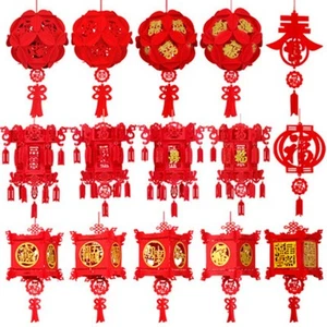 Red Chinese New Year Lantern Festival Waterproof Red Lantern - Picture 1 of 20