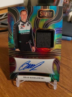 2025 Select Racing Brad Keselowski Auto Memorabilia Tye Dye Prizm 2/10 SSP  - Image 1 of 2