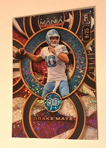 2024 Wild Card Auto Mania Star Sparkle American Flag #DM Drake Maye Rc #9/25 - Bild 1 von 3