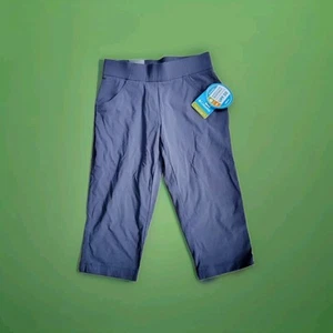 Columbia Womens Anytime Casual Capri Size Small Blue Omni Shield NWT - Picture 1 of 9